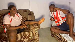 I am having a deep conversation with my co-worker about pressing issues.