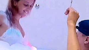 First time fucking my friend the well-endowed in hotel lingerie