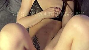 A Fan Gave A Vibrator To A Teen 18+ Girl For Her Masturbation Orgasm