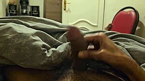 Rishi Bhardwaja teases his nice cock with playful strokes and touches