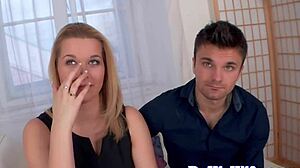 Busty Milf Cuckolds Hubby And Gets Banged!