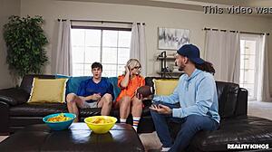 My boyfriend won't give me anal, so I complain about it in this reality kings video