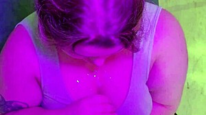 Blowjob compilation with cum on cute face and big tits