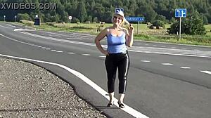 Big Ass In Leather Leggings