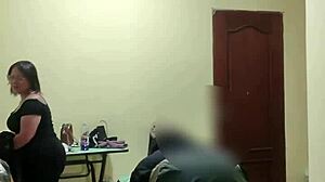 I Fuck the Whore Maid in Bed with Dirty Talk and Creampie. Part 1.