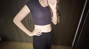 My Best Friend's Wife Masturbates Intensely While I Watch.