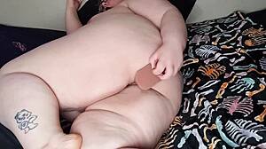 i gaped my fat bbw ass solo with anal toys