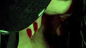 stepsister says she makes a wonderful blowjob on my dick at home