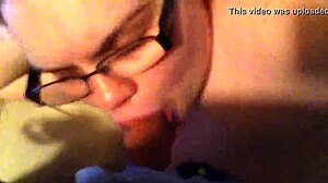 Sucking that big dick now