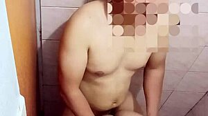 asian amateurs enjoy bathroom activities with various positions