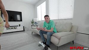 mylfex - stepmom and step aunt fuck the boy of the house