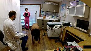 tampa university physical with nikki star - anal fingering and orgasm 😏