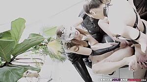 Trannies Whip And Fuck In BDSM Domination With Heels And Stockings