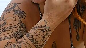 Beach Flashing To Attract Married Men For Fucking