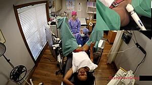 tampa university physical with nikki star - anal fingering and orgasm 😏