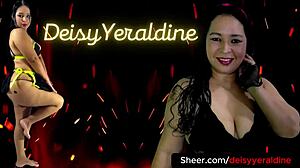 Masturbating With Cucumber In Wet Pussy - Deisy Yeraldine