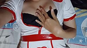 University Student Masturbates With Mexican Fan Homemade