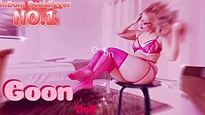 Gooning doll obeys findom goaldigger mantra