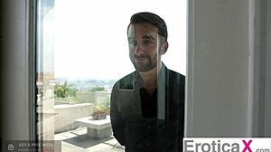 i watched petite brunette Riley Reid get devoured by her lover in Eroticax