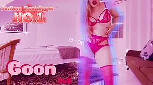 Gooning doll obeys findom goaldigger mantra