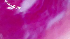 camera plunges deep into wet pussy capturing intense orgasm