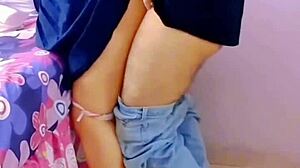 After fucking her and begging, she finally gave me her virgin ass on these end-of-year vacations, real homemade