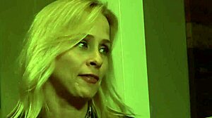 Mature milf licks the big tits of young teen babysitter