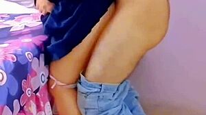 After fucking her and begging, she finally gave me her virgin ass on these end-of-year vacations, real homemade