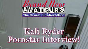 Inked Brunette Kali Ryder Sucks Boner and Gets Wet Pussy Fucked