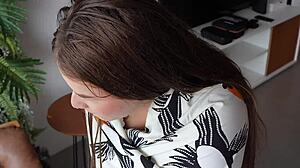 my stepsister got a creampie right after she arrived from copacabana beach!