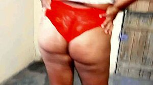 Bbw Wife With Big Ass Experiments With Thong Panties From Neighbor.