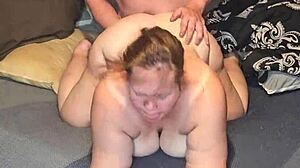 Doggie style creampie