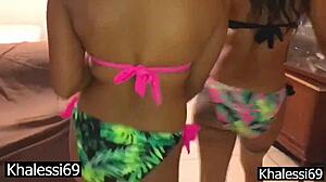 Intense Emotions as She Licks Pussy to Orgasm on Beach