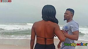 I took her to the beach to make her feel special then we relaxed in the beach house