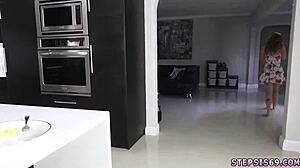 teen ladygirl says 'come get your facial in our family competition' in taboo group threesome