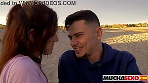 What If Someone Catches Us Fucking Spanish Chick On Public Beach!