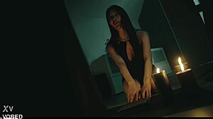 Rikako Katayama's revenge turns Amirah Adara into bisexual shemale futa for intense creampie