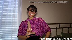 You'll look great as a sissy doll in that dress, ready for some humiliation.