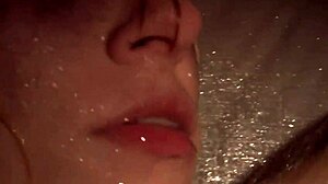 Dahlia Sky Enjoys Naughty Solo Masturbation in the Shower, Touching Her Pussy and Tits