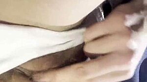 hot brunette student masturbates after studying?