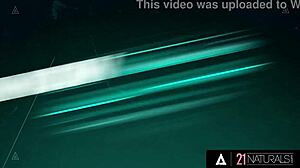 Cute Babe's Wet Pussy Fucked, Cum on Feet