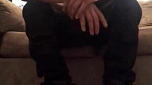 The audition for a casting with masturbation