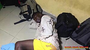 In our one room apartment my husband catches us enjoying his brothers big bumper cock on my wet pussy.