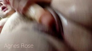 Fucking my super wet pussy with 22cm dildo and fingers until I cum?