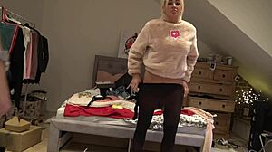 petite college girls house party trying on lingerie thongs and panties