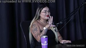 Compilados Da Suellen Barrar No Swing Cast Com Tifany Rocha - Parte 3 Watch On Sheer Red