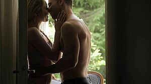 Blonde teen rides big cock in high definition