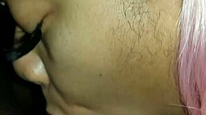 she loves sucking this big black dick