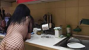 Is this the best sex you've ever had in the kitchen?