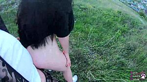 Pawg Goth Slut Outdoors Fuck